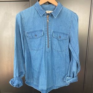 Madewell Pullover Denim Shirt